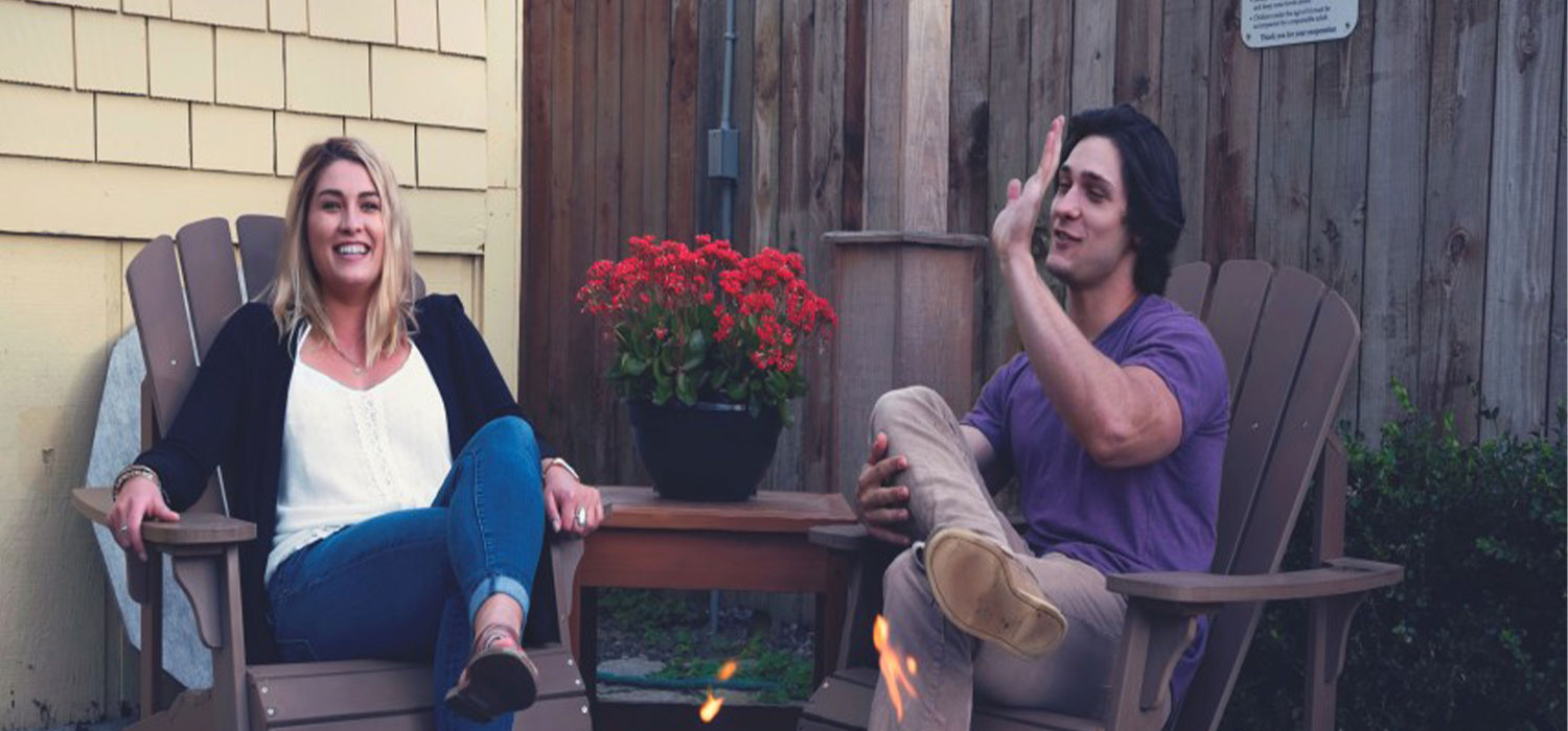 UNWIND AT THE FIRE PIT AND CATCH UP WITH FRIENDS